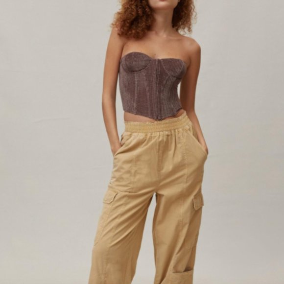 Urban Outfitters Tops - Urban Outfitters Velvet Corset - M